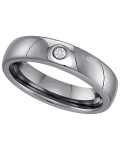 Mens Diamond Ring DIAMOND TUNGSTEN BAND-S10 Tungsten Wedding Ring