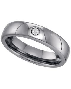 Mens Diamond Ring DIAMOND TUNGSTEN BAND-S11 Tungsten Wedding Ring