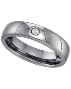 Mens Diamond Ring DIAMOND TUNGSTEN BAND-S12 Tungsten Wedding Ring