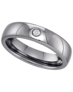 Mens Diamond Ring DIAMOND TUNGSTEN BAND-S14 Tungsten Wedding Ring