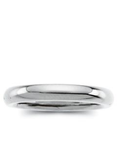 Comfort Fit Band 14K White Gold 03.00 Mm
