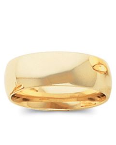 Light Comfort Fit Band 10K Yellow Gold 06.00 Mm