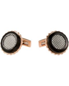 Immersed Plated Round Cufflink N\A  Pair
