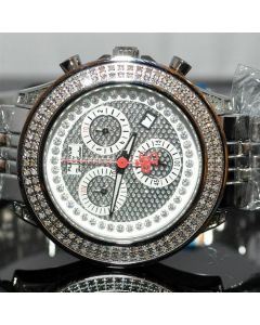 Ladies Watch Joe Rodeo Platinum 1.5ct Diamods Stainless Steel and Extra bands