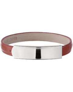 Lad 9Mm Gen Leather Id Bangle N\A  07.50 Inch