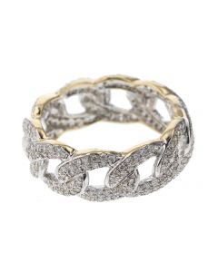 10k Gold Mens Fashion .94 Ct Diamond Ring