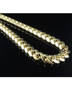 10K Yellow Gold 6 MM Miami Cuban Chain Heavy Link Necklace 26-36 Inches 