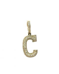 10K Yellow Gold Name Initial 