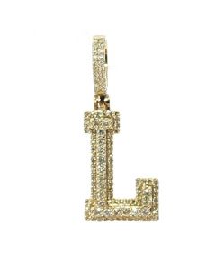 10K Yellow Gold Name Initial 