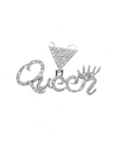 10K White Gold Queen Pendant With 1.83CTW Diamond