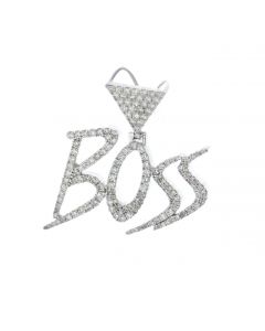 10K White Gold Boss Pendant With 2.27CTW Diamonds 