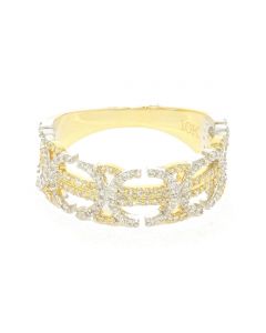 10K Yellow Gold Luxury Ring with 0.80ctw Diamond