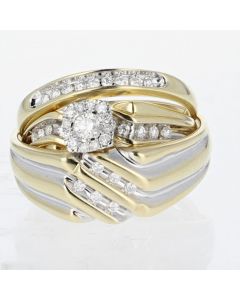 Trio wedding sets: His & Hers engagement rings | Midwest Jewellry