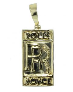 14K Yellow Gold Rolls Royce Charm 