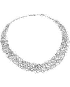 Fashion Necklace Sterling Silver  17 Inch Fashion Necklace