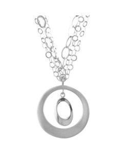 Multi Strand Necklace  W/Dangl N\A  18.00 Inches