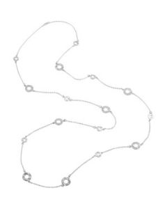 Fashion Necklace Sterling Silver  50.00 Inches Fashion Necklace