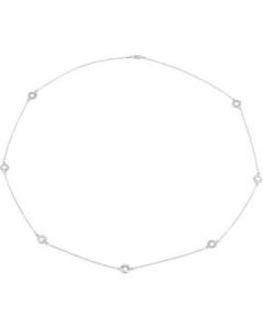 Fashion Necklace Sterling Silver  32.00 Inches Fashion Necklace