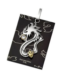 Cz Dragon Pendant N\A  47.80 X 34.94 Mm