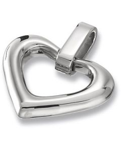 Ladies Heart Pend On Anchor Ch N\A  15.71X20.64 Mm /18.00 Inch
