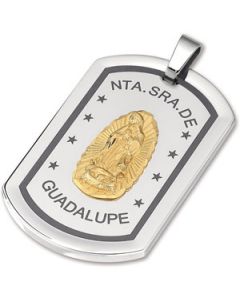 18Kgp Dog Tag Pendant N\A  50.00 X 31.00 Mm