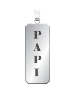 Papa Dog Tag With G-Lock N\A  Pendant