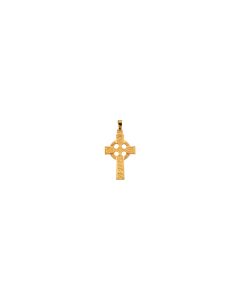 14kt Yellow 24x16mm Fancy Celtic Cross Pendant