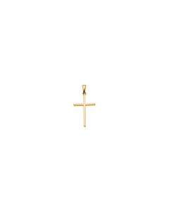 14kt Yellow 22.75x15mm Cross Pendant