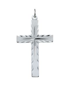 Cross Pendant Yellow Gold Filled Gold 40.00X25.00 Mm