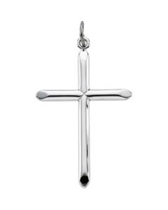 Cross Pendant Sterling Silver  35.00X24.00 Mm