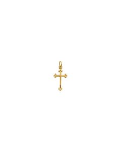 14kt Yellow 14x10mm Cross Pendant