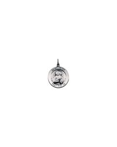 Sterling Silver 22mm Round St.Peter 24
