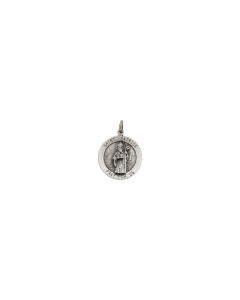 Sterling Silver 18mm Round St.Patrick 18