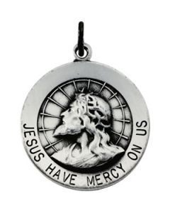 Have Mercy On Us Medal 14K Yellow Gold 18.00 Mm