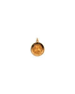 14kt Yellow 15mm Round St.Paul the Apostle Medal