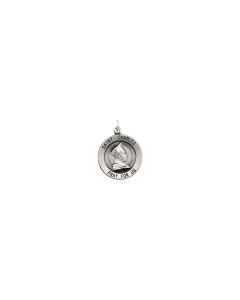 Sterling Silver 18.25mm St. Charles Medal