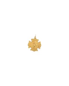 14kt Yellow 22.25mm St. Florian Pendant
