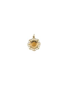 14kt Yellow 23x20mm St. Christopher Medal