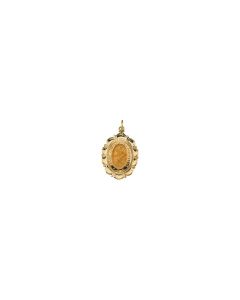14kt Yellow 25x18mm St. Christopher Medal