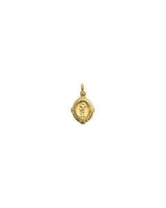 14kt Yellow 12x9mm St. Christopher Medal