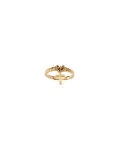 Cross Dangle Ring