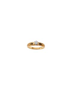 Cross Design Engagement Ring & Ladies and Men's Bands
