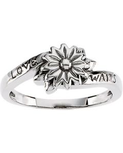 Love Waits Chastity Ring 14K Yellow Gold 