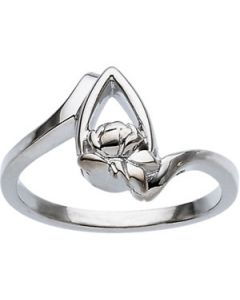 Memorial Tear Ring 10K Yellow Gold Ring