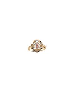 Tri-Color Our Lady of Guadalupe Ring 
