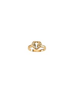 Cross Heart Ring