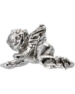 Crawling Angel Lapel Pin 14K Yellow Gold 08.00X12.00 Mm