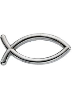 Fish Lapel Pin 10K Yellow Gold 09.00X19.50 Mm