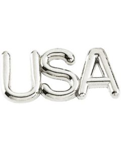 Usa Lapel Pin 14K White Gold 06.75X15.25 Mm
