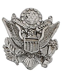 Us Army Lapel Pin 14K White Gold 10.00X09.00 Mm